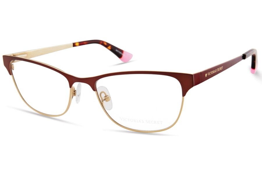 Оправа для очков Victorias Secret VS5025 049 Матово-коричневая с металлической оптикой 53-17-135