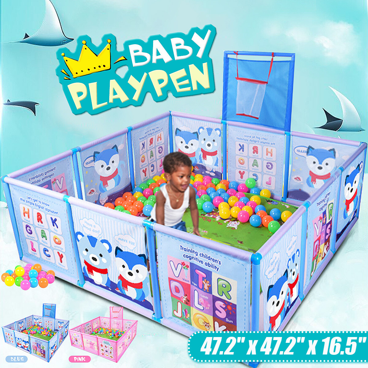 child playpen fun play area