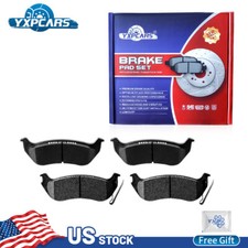 Rear Ceramic Brake Pads Kit For 2003 2004 2005 2006 Jeep Liberty Wrangler Tj