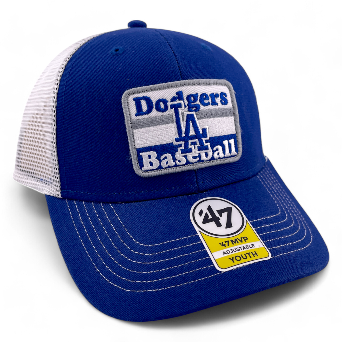 47 Brand Los Angeles Dodgers MLB Youth MVP Mesh Back Snapback