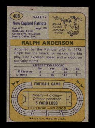 1974 Topps Football 301-528 EX/EX-MT Pick From List All PICTURED ss1 - Picture 139 of 279