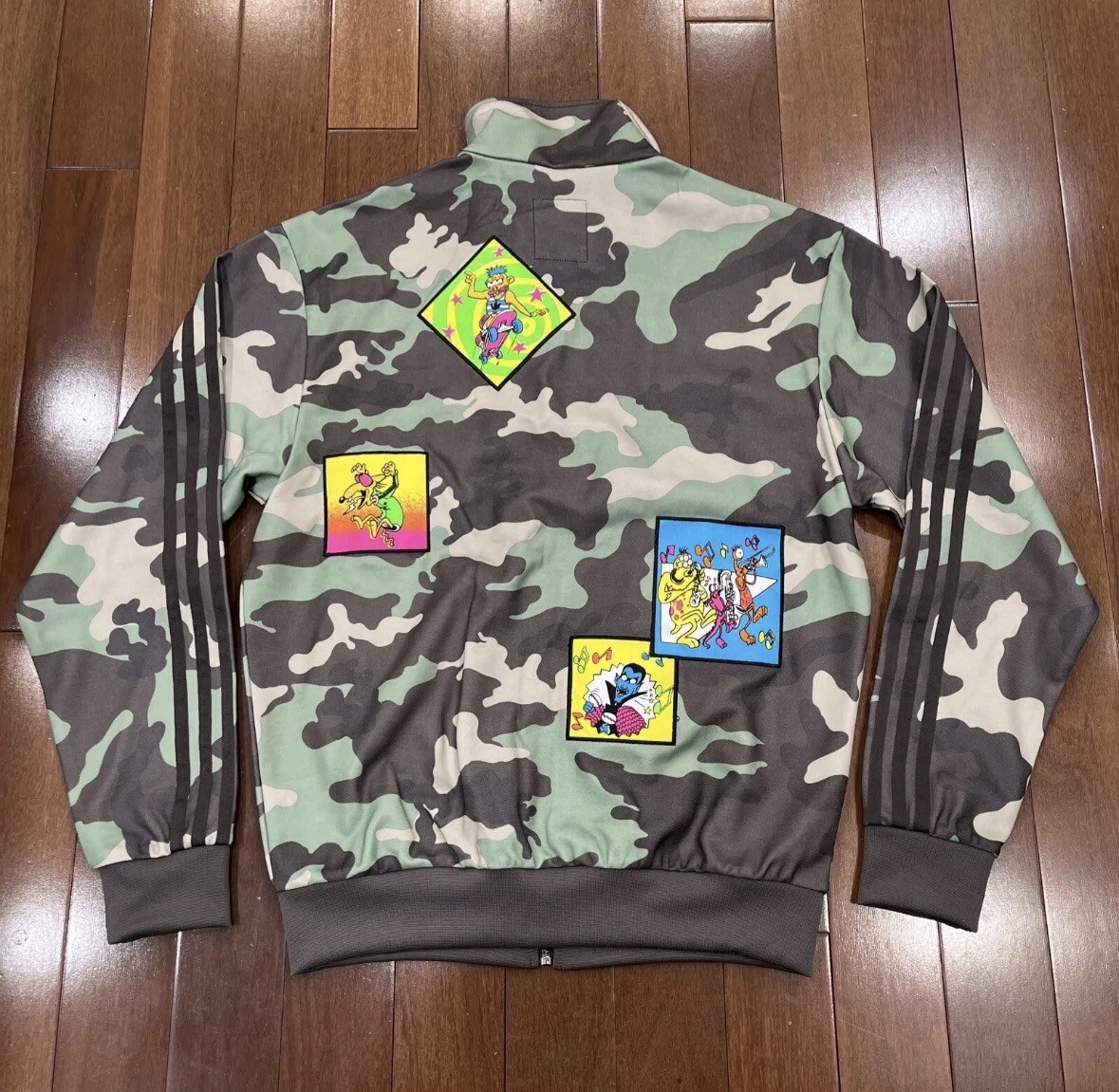 JACK BUNNY 迷彩柄 ジップアップジャケット Jack Bunny!! 迷彩柄