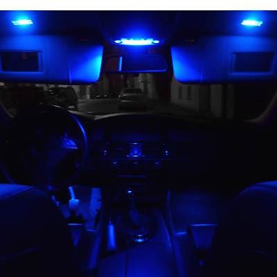 SMD LED Innenraumbeleuchtung für BMW E39 5er Limo Touring blau Innenlicht Set