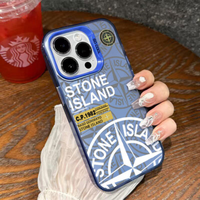 High end color silver iPhone case suitable for 16 15 14 13 12 11 XR 8 7-