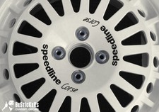 8 adesivi SPEEDLINE CORSE 4 cerchi montecarlo delta hf hpe punto gt uno turbo