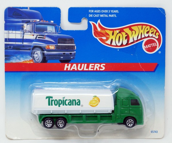 Mattel - Hot Wheels - Haulers - Tropicana Hauler / Lkw - Aus Dem Jahr 1996-image