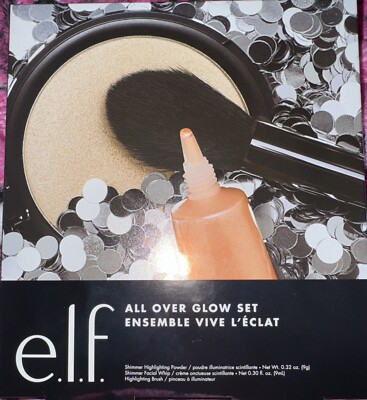 e.l.f. Cosmetics All Over Glow Gift Set-Brand New-Ensemble Vive L Eclat NIB