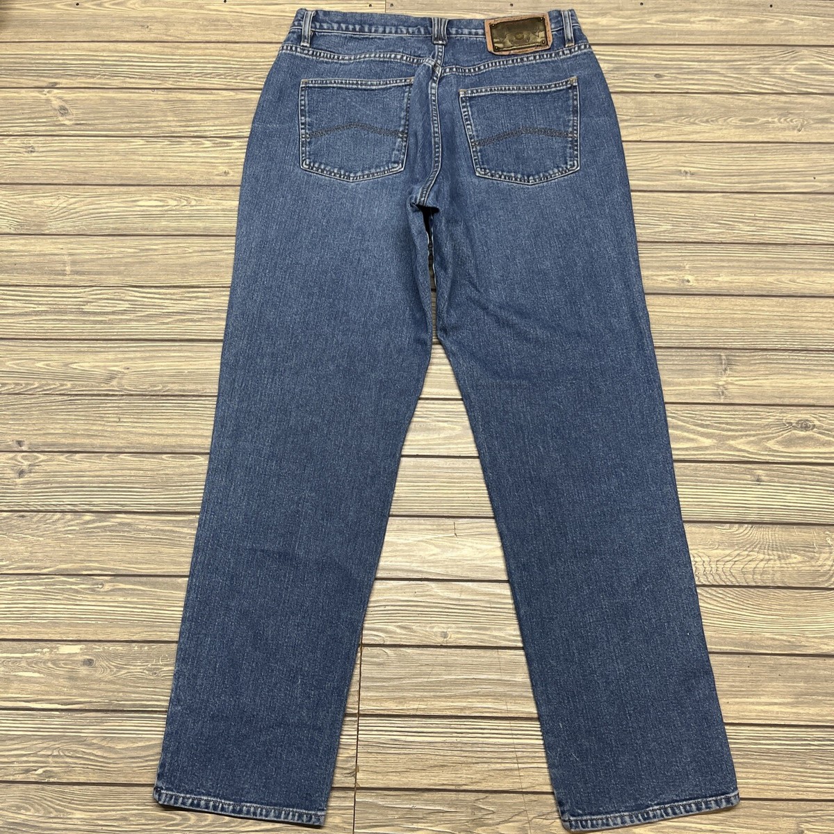 90'sアルマーニジーンズ Vintage 90s Armani Button Fly Blue Jeans Mens Size 38x34