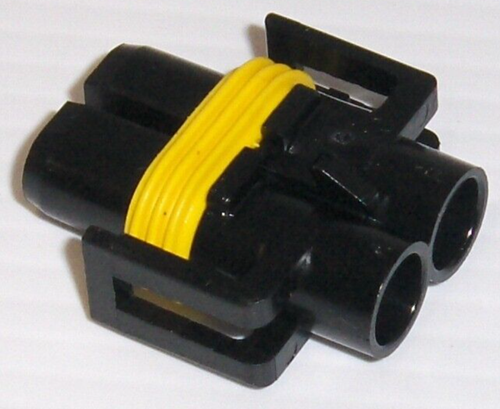49) Delphi Metri Pack 280 2-Wege Versiegelt Buchse Draht Terminal Steckverbinder 12124819 - Bild 4 von 6