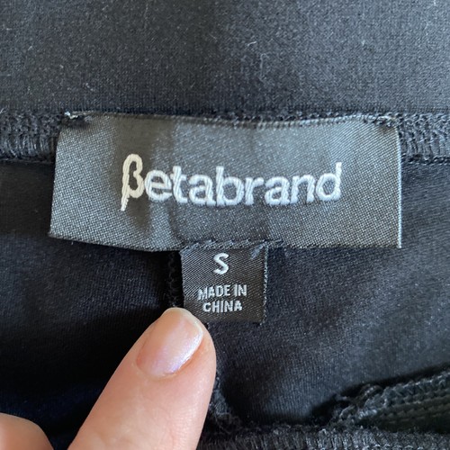 Betabrand Women’s The Sassiest Pants Black Dress Pant Skirt Ponte Size Small - Picture 9 of 10