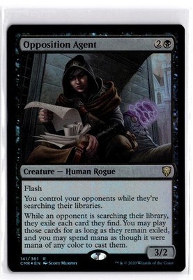 Opposition Agent 141 Rare Commander Legends Magic: The Gathering Foil Near Mint