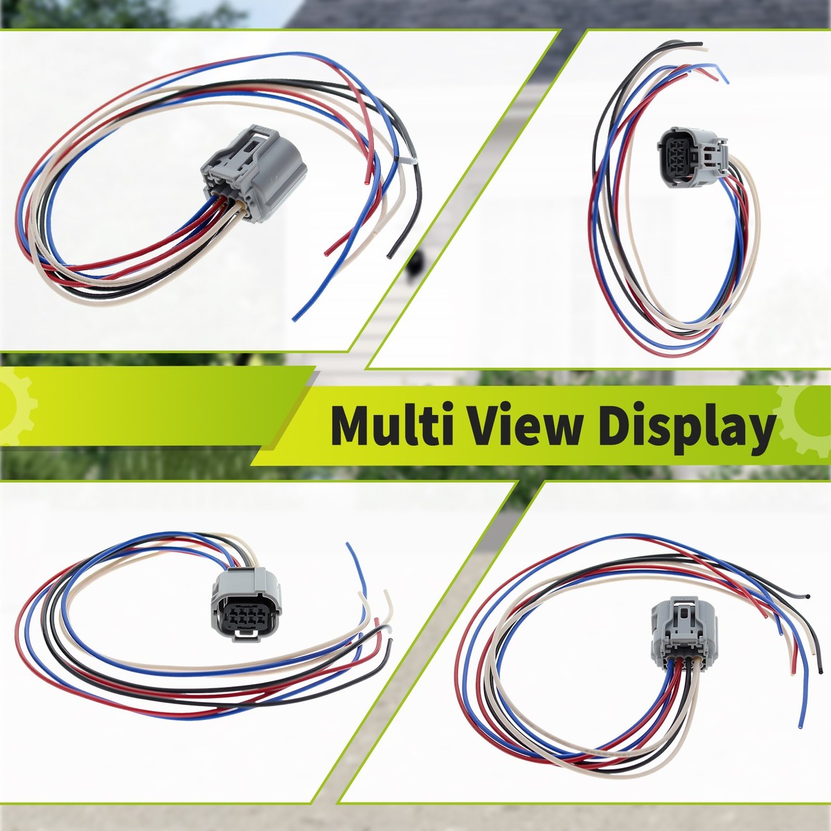 Front Radar/Sonar Sensor Female Connector Plug Pigtail 8 Way Pin for Toyota Aval Front Radar/Sonar Sensor Female Connector Plug Pigtail 8 Way Pin for Toyota Aval