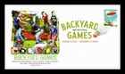 Dr Jim Stamps Backyard Games First Day Of Issue Cover Panda Cachets 2021