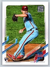 #244 Spencer Howard, Philadelphia Phillies - RC 2021 Topps Logo on Right Base