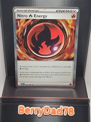 Nitro Energy 086/086 Chaos Rising Holo Rare Pokémon TCG NM