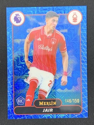 Jair 2025-26 Topps Merlin Premier League Blue Mojo Refractor RC /150 #155