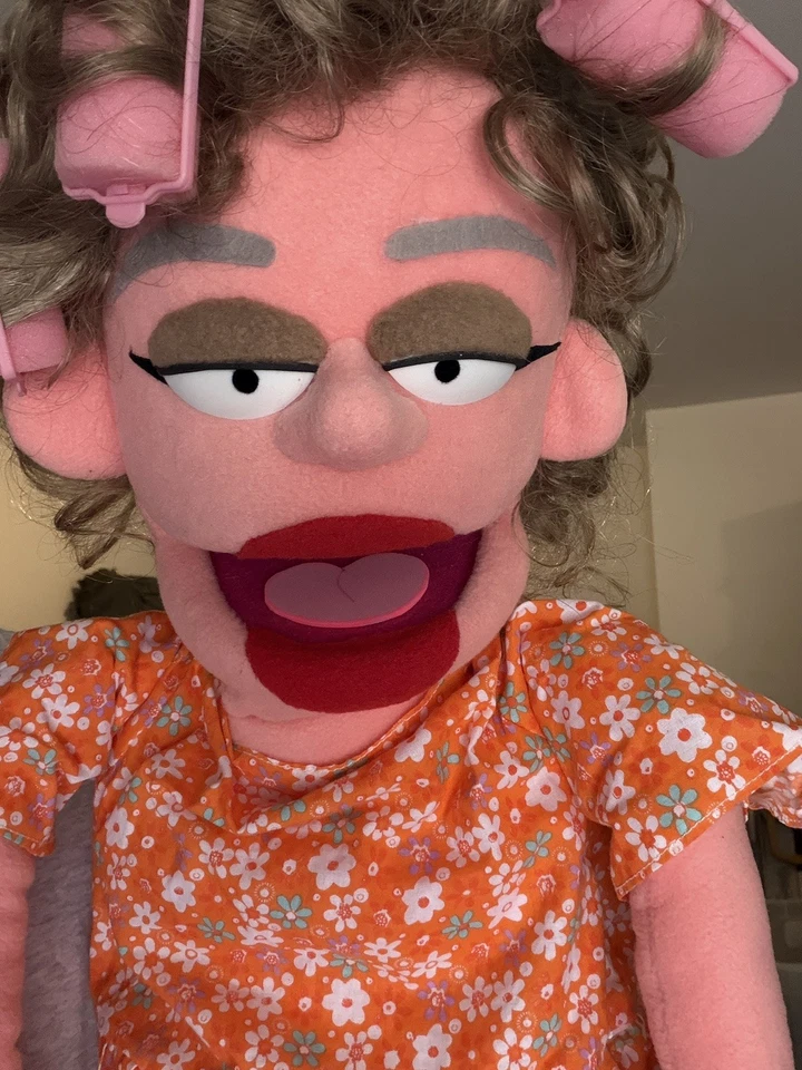Country Auntie Professional Muppet-Style Puppet   - Image 4 of 4