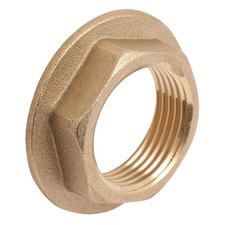 3/4 inch BSP Flanged Brass Back nut - Pack of 2 - FREE Next-Day Delivery