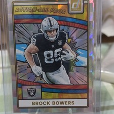 Panini Donruss Action All-Pros Brock Bowers Raiders 2025 Football Trading Card