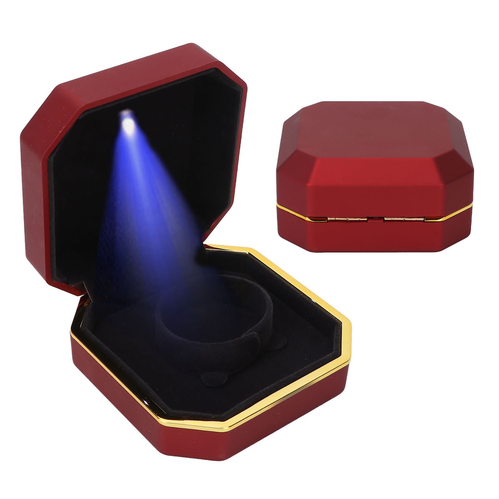 LED Bracelet Storage Box Portable Elegant Jewelry Bracelet Display Case Orga HEN