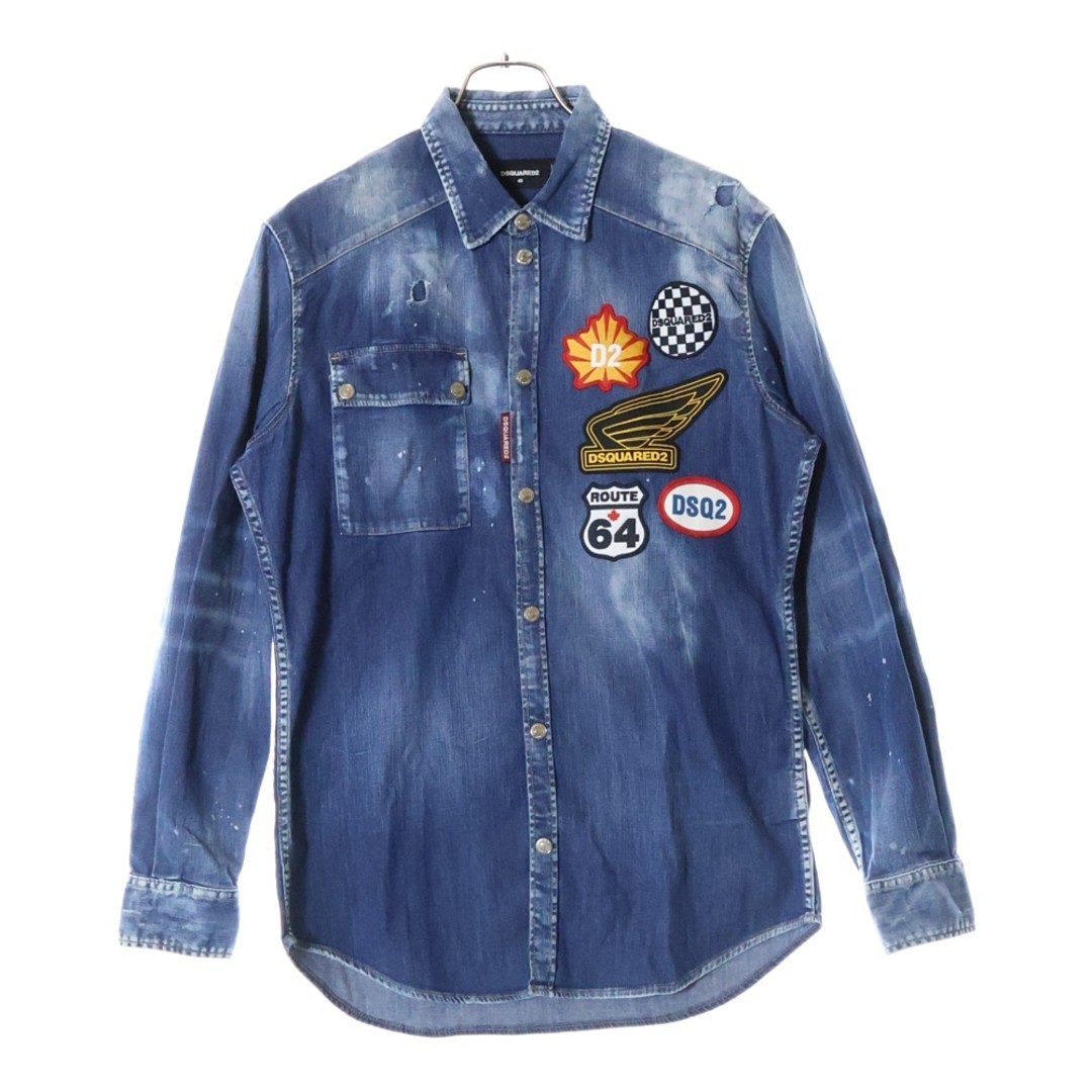 DSQUARED2 DSQUARED Front Logo Patch Distressed Lo… - image 1