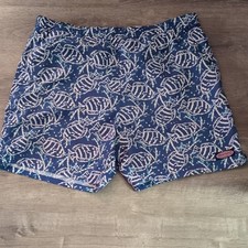 Vineyard Vines Blue Fish Swim Trunks Size XL