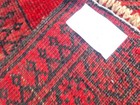 Rare Hand Knotted Vintage Afghan Turkmen Felpah Wool Area Rug 6 x 4 Ft — photo 9