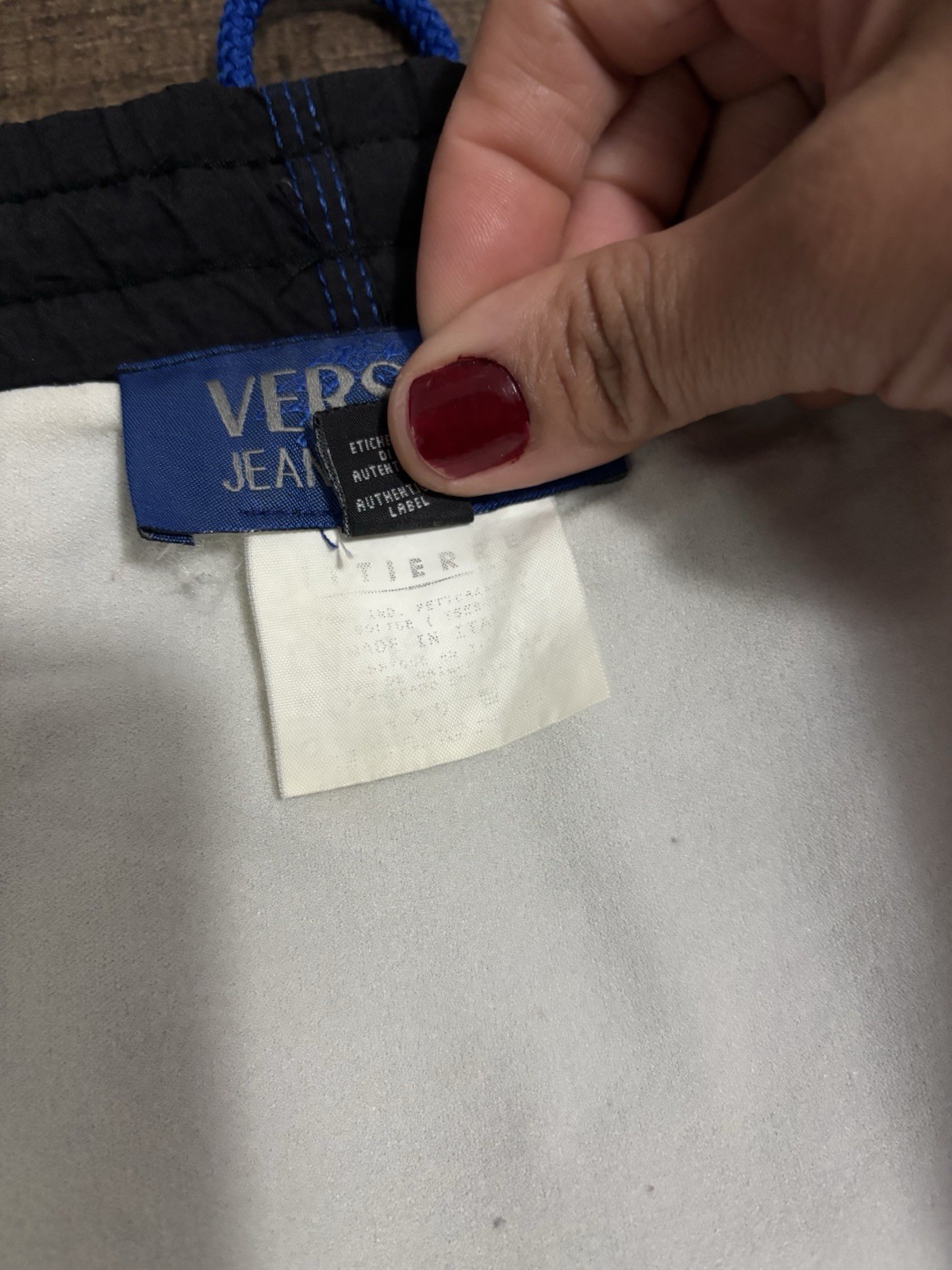 VERSACE Jeans Couture VINTAGE Men’s Drawstring Swim Shorts Size 36 thumbnail 14