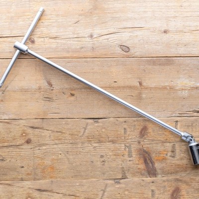 KS Tools 517.1134 Extra Long Spark Plug Flex Head Universal Joint T-Handle 21mm