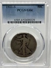 1921-S Walking Liberty Half Dollar PCGS G04