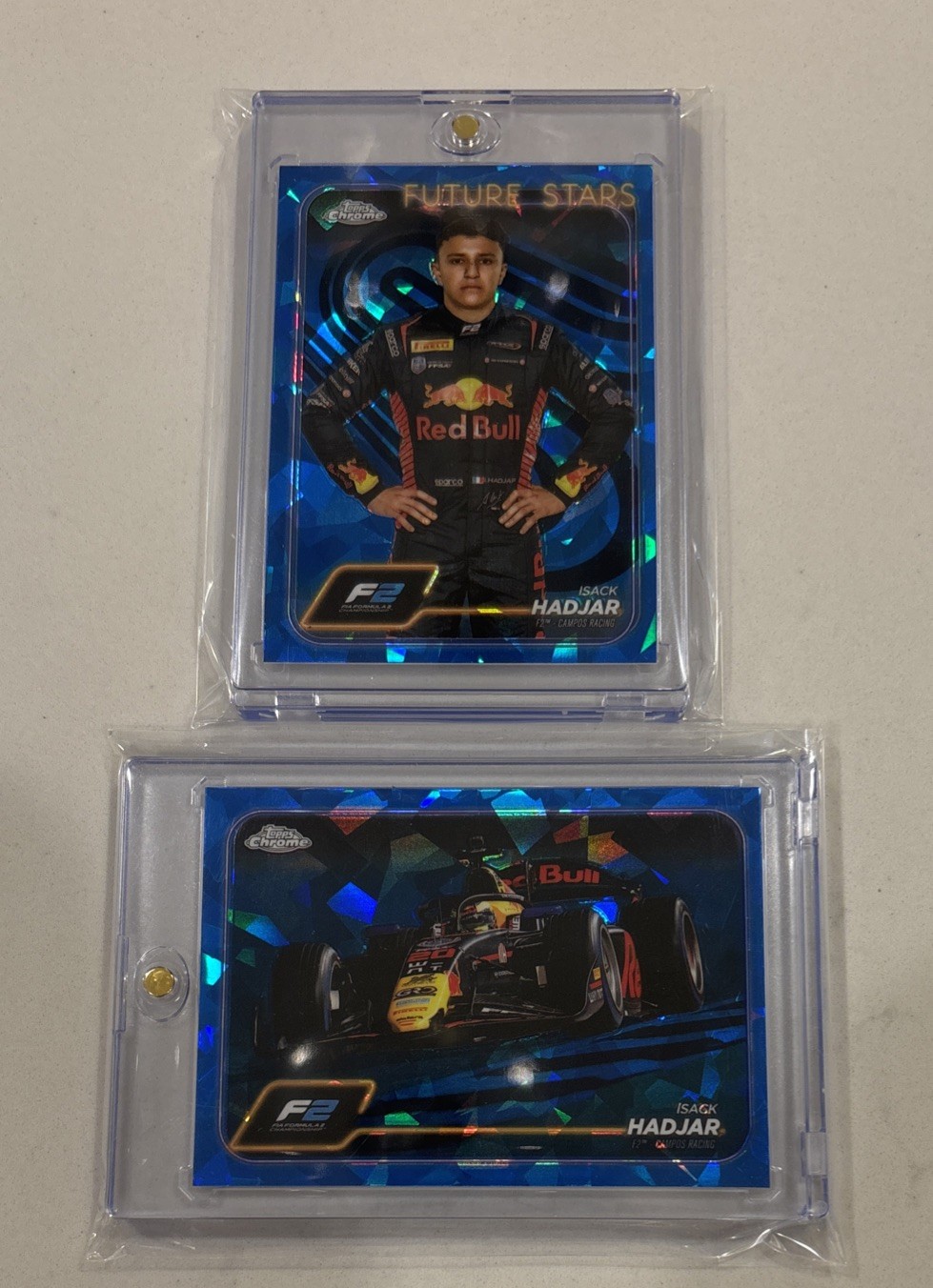 2024 Topps Chrome F1 - Isack Hadjar #41 & #113 - Sapphire Edition