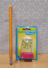 2004 Y2K Sanford Foohy Deluxe Hinged Pencil Sharpener Hot Pink Sealed & Pencil