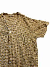 Towncraft Shirt Mens Xl Vintage Penn-Prest Plaid Short Sleeve Vtg 60s 50s