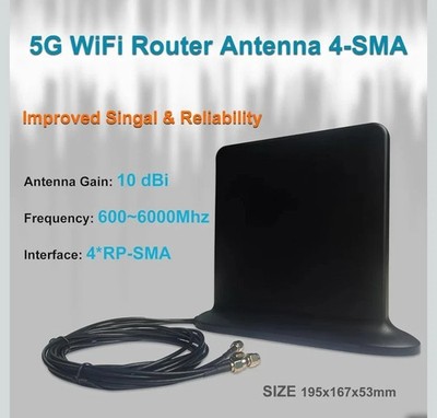 4x4 MIMO Omni Desktop Antenna for 4G/5G WiFi Routers Gateways...Boosted