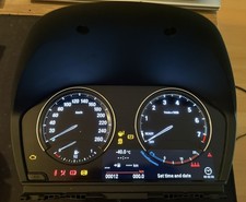 BMW F20/F21/F22 usw. Black Panel Tacho km/h