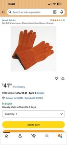Heat Resistant Gloves Up to 450°F. NEW . 13” Long. For Autoclave/oven .