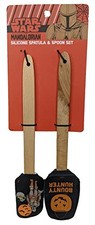 Star Wars Mandalorian 2 Pack Silicone Spatula Spoon Halloween Bounty Hunter