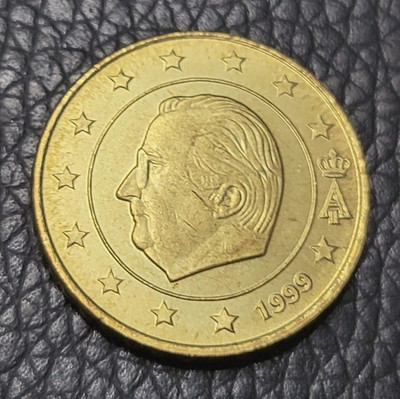 1999 Belgium 10 Euro Cents Coin