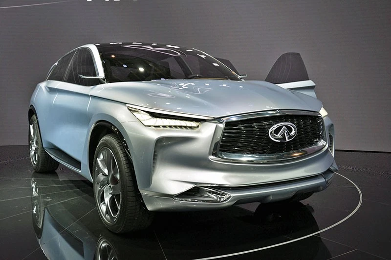 A toned-down version of the QX Sport Inspiration concept will likely replace the sleek-looking QX70.