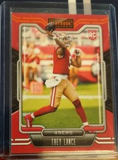 2021 Playbook Football Trey Lance RC #103 Orange 49ers Dallas Cowboys