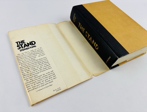 THE STAND Stephen King 1978 Book Club Edition HCDJ Doubleday T45 Gutter Code - Picture 6 of 11