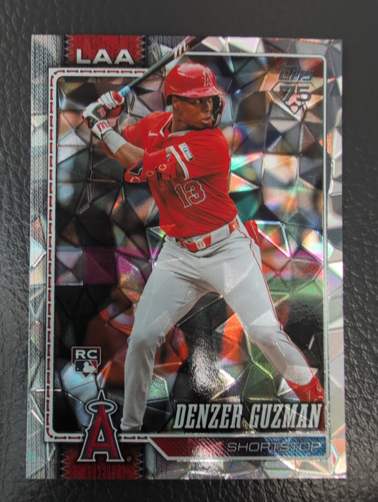 2026 Topps Series 2 Diamante Foil Denzer Guzman RC #435 Los Angeles Angels Stud!