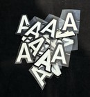 Official Sporting ID 2007/12 Joblot white premier league SENSCILIA  Letter A X20