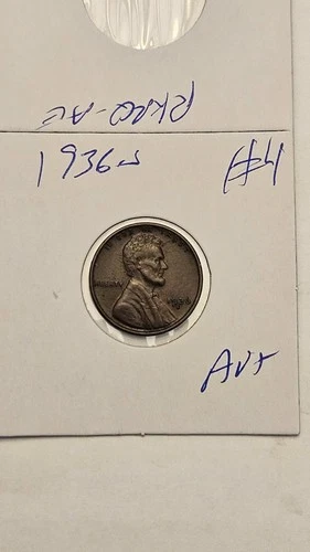 wheat penny 1936S LINCOLN CENT 1936-S HIGH GRADE AU+ LOT #4