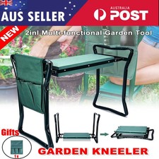 3-In-1 Garden Kneeler Foldable Kneeling Pad Seat Stool Gardening Work Tool Bench