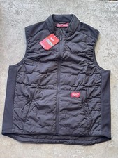 Milwaukee Freeflex Lightweight Insulated Black Vest Size XL NEW with Tags