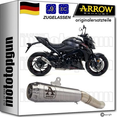 ARROW AUSPUFF ZUGELASSEN PRO-RACE NICHROM SUZUKI GSX-S 1000 F 2017 17 2018 18