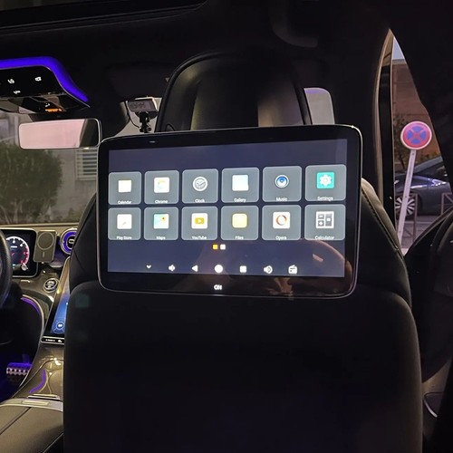 Monitor poggiatesta Android per Mercedes Benz S580e 2025 auto sedile posteriore lettore video - Foto 1 di 9