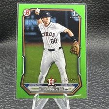 2026 Bowman  Prospects BP-103 Nick Monistere Neon Green /399 Houston Astros