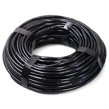 100' ft Roll Drip Irrigation Line 1/4 Tubing Roll, 6 Emitter Spacing .52 GPH,